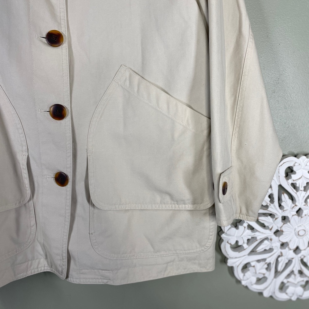 Vintage Lands' End Utility Barn Chore Coat Petite - Picture 6 of 10